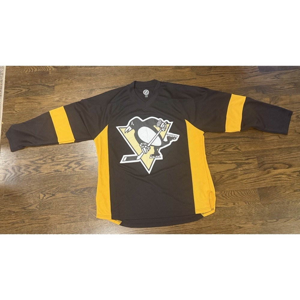 NHL Pittsburgh Penguins Hockey Adult Large Blank Jersey